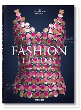 【预售】Fashion History from the 18th to the 20th Century,从18世纪到20世纪的时装历史英文时尚风格与历史 原版图书外版进口