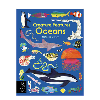 【预 售】Creature Features Oceans，生物构成海洋书籍进口原版