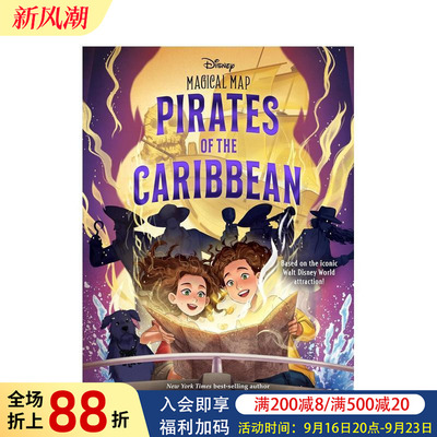 【现货】魔法地图 #1：加勒比海盗 Magical Map #1: Pirates of the Caribbean 英文原版儿童章节书少儿英语启蒙读物书籍7-10岁