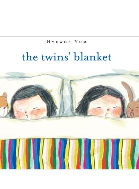 【现货】【博洛尼亚荣誉奖插画师Hyewon Yum】双胞胎的毯子 The Twins' Blanket 英文原版儿童情商启蒙绘本3-6岁人际交往图画书