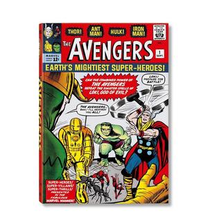 1963–1965 预售 复仇者联盟 Marvel 原版 TASCHEN Library 英文漫画 英文漫画书图书书籍 漫威漫画图书馆 Comics 卷1