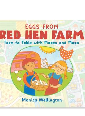 【预售】来自红色母鸡农场的鸡蛋 Eggs from Red Hen Farm 英文原版儿童绘本故事书 进口英语童书
