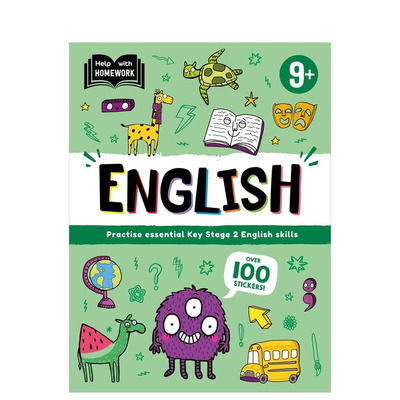 【预售】作业辅导：9岁以上（英语） Help With Homework: Age 9+ English 原版英文儿童自然拼读