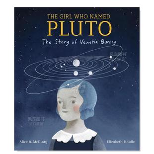 The 威尼斯伯尼 现货 Story Pluto Who 故事英文儿童故事 女孩 原版 Burney Named 给布鲁托取名 Girl 图书外版 Venetia
