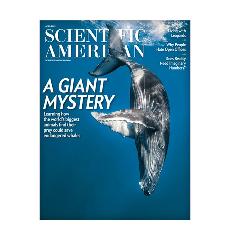 【订阅】科学美国人 Scientific American Magazine 年订12期 美国英文原版科普杂志期刊图书订阅进口书刊 F046