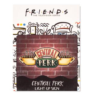 【现货】老友记：中央公园发光标志 Friends: Central Perk Light-Up Sign 英文原版咖啡厅精彩时刻指南剧照图书粉丝创意礼品书籍