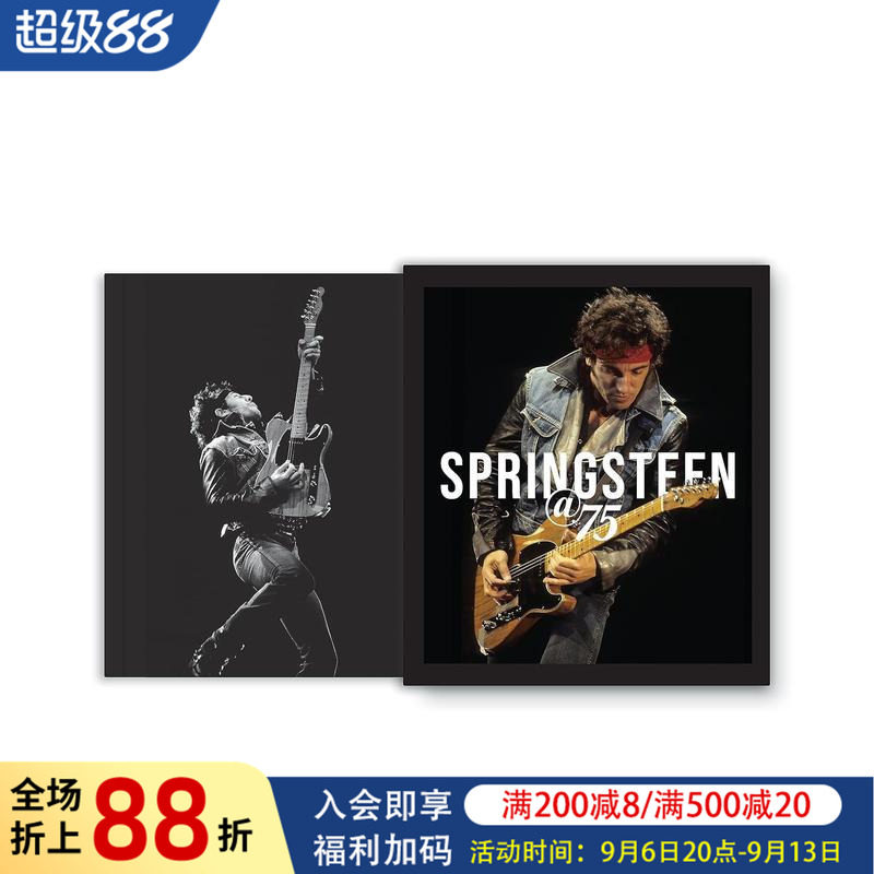【预售】布鲁斯·斯普林斯汀:75个关键事件 Bruce Springsteen at 75 原版英文音乐图书书籍