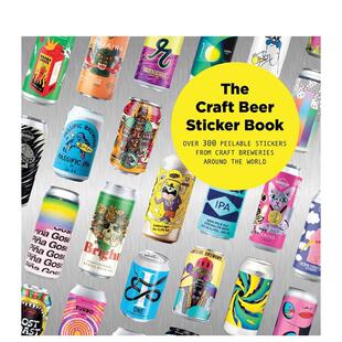 【现货】精酿啤酒贴纸书：300张来自全球精酿酒厂的可撕贴纸 The Craft Beer Sticker Book 原版英文贴纸书图书
