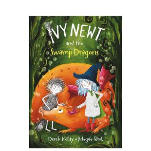 【预售】【米拉克拉王国的艾薇纽特】#3艾薇与沼泽龙族 【Ivy Newt in Miracula】Ivy Newt 原版英文儿童桥梁书 插图初章书图书