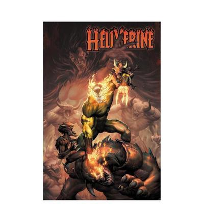 【预售】英文漫画 地狱金刚狼 卷2：地狱绿人 Hellverine Vol. 2: Hell Hulk Unleashed 原版英文图书