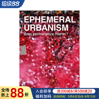 【现货】短暂的都市生活:持久性重要吗? Ephemeral Urbanism: Does Permanence Matter? 原版英文城市规划进口图书