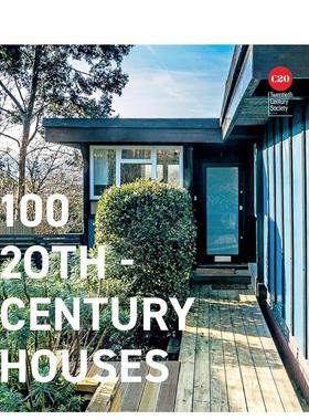 【预售】100所20世纪的房屋 100 20Th-Century Houses 原版英文建筑设计图书