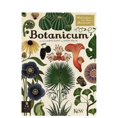 【现货】欢迎来到博物馆系列 植物馆 Botanicum 英文原版植物插画指南青少年英语课外阅读物本自然百科普认知精装大开本图书