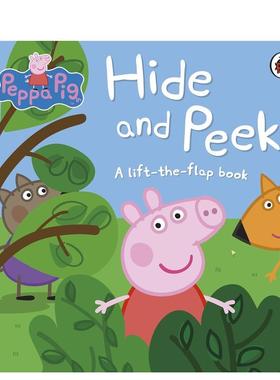 【预售】【小猪佩奇】翻翻书：捉迷藏 【Peppa Pig】[lift-the-flap]Hide and Peek 原版英文儿童绘本图书