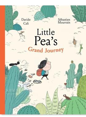 【预售】小豌豆的大旅行 Little Pea’s Grand Journey 英文儿童绘本原版图书进口外版书籍 Sebastien Mourrain Milky Way Pictur