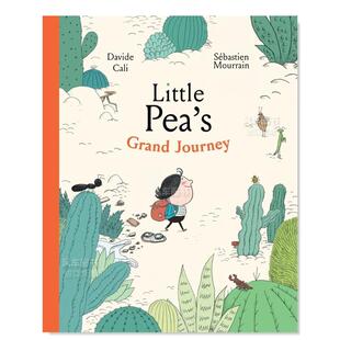 图书进口外版 Way Sebastien Grand Pea’s 书籍 Journey 预售 大旅行 小豌豆 Milky Pictur Mourrain Little 英文儿童绘本原版