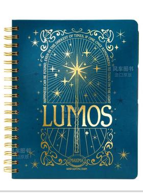 【预售】哈利波特:魔咒和魔药12个月计划表 笔记本Harry Potter: Spells and Potions 12-Month Undated Planner进口英文正版书籍