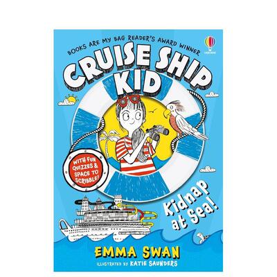 【预售】邮轮小孩：海上绑架案 Cruise Ship Kid: Kidnap at Sea! 原版英文儿童故事