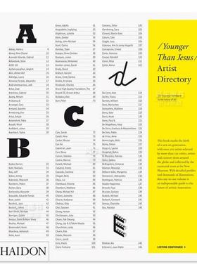 【现货】比基督还年轻 Younger than Jesus: Artist Directory 英文原版进口外版图书