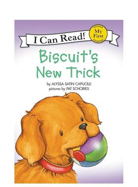 【现货】小饼干的新本领(书+CD) Biscuit’s New Trick Book and CD 原版英文儿童分阶阅读图书
