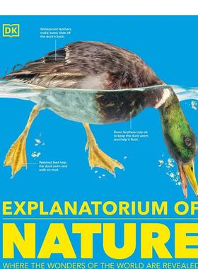 【现货】DK自然解析 Explanatorium of Nature 英文原版儿童绘本故事书3-6岁进口英语启蒙读物书籍 动物/生态/环保