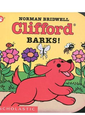 【现货】CLIFFORD BARKS! 吠吼！ 英文儿童书适合3-6岁原版进口图书书籍