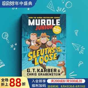 【预售】【Murdle Puzzle】默德尔少年侦探系列 Murdle Junior Mysteries:Sleuths on the Loose 英文原版儿童悬疑推理章节小说书