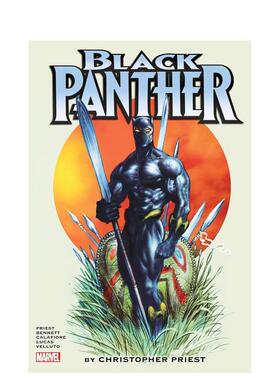 【预售】英文漫画 黑豹 BY CHRISHER PRIEST 选集 卷2 BLACK PANTHER BY CHRISHER PRIEST OMNIBUS VOL. 2 原版英文图书
