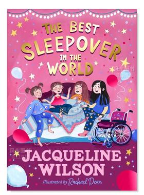 【现货】世界上最好的过夜场所The Best Sleepover In the World英文儿童故事 原版图书进口外版书籍Wilson, Jacqueline Puffin
