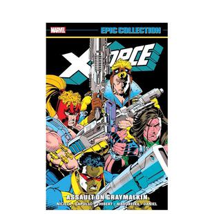 【预售】英文漫画 X特攻队史诗合集：攻击灰马尔金 X-FORCE EPIC COLLECTION: ASSAULT ON GRAYMALKIN 原版英文图书