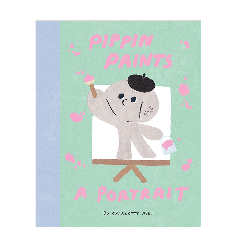 【预售】皮蓬的自画像Pippin Paints a Portrait 儿童艺术启蒙趣味故事绘本 美术入门早教 跟着小象学画画 英文原版书籍进口