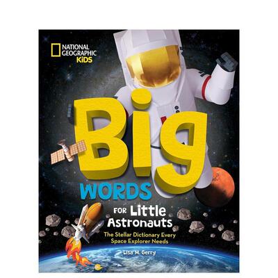 【预售】小宇航员的大词典 STEM Big Words for Little Astronauts 英文原版儿童绘本3-6岁进口英语启蒙读物知识百科书籍