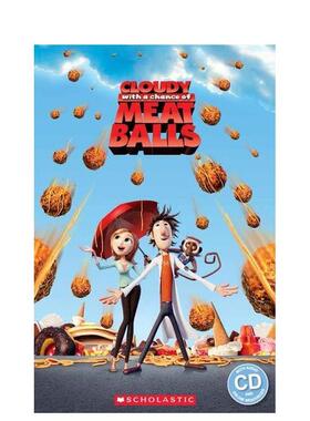 【现货】食破天惊 Cloudy with a Chance of Meatballs 原版英文青少年读物图书
