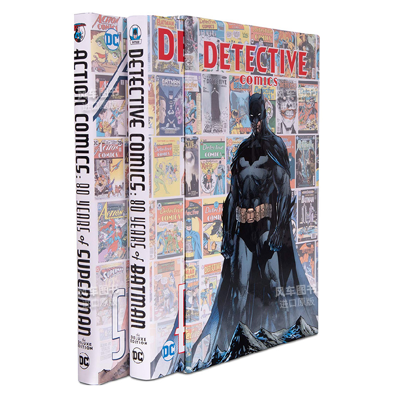 【现货】DC漫画 超人&蝙蝠侠80年套装Superman/Batman 80 Years Slipcase Set 精装 英文漫画书原版进口图书超级英雄系列美漫书籍 书籍/杂志/报纸 原版其它 原图主图