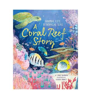 【现货】珊瑚礁的故事：热带海洋中的动物生活 A Coral Reef Story: Animal Life in Tropical Seas 原版英文儿童绘本 进口图书