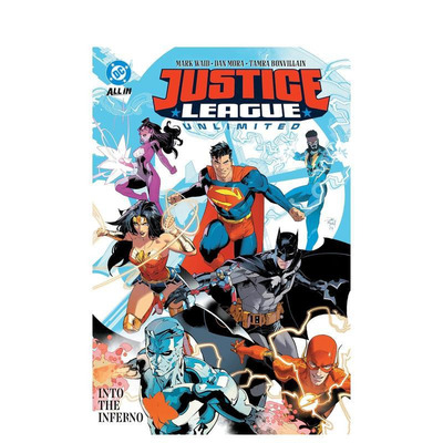 【预售】DC漫画 正义联盟无限卷1:地狱之旅(平装) Justice League Unlimited Vol.1:Into the Inferno 英文漫画书原版进口美漫书籍