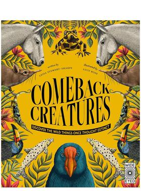 【预售】奇迹重生：重现曾被认定灭绝的野生动物 Comeback Creatures 原版英文儿童绘本图书