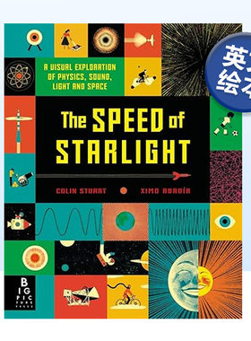 【现货】星光的速度 The Speed of Starlight 英文原版物理学科普儿童绘本故事书 科林斯图尔特 博洛尼亚入围插画师Ximo Abadía