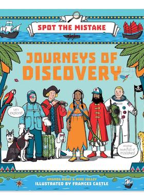 【现货】Spot the Mistake: Journeys of Discovery,发现错误:探索之旅英文儿童趣味 原版图书外版进口书籍