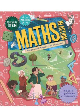 【现货】日常STEM数学—数学在行动 Everyday STEM Maths – Maths In Action 原版英文儿童绘本图书