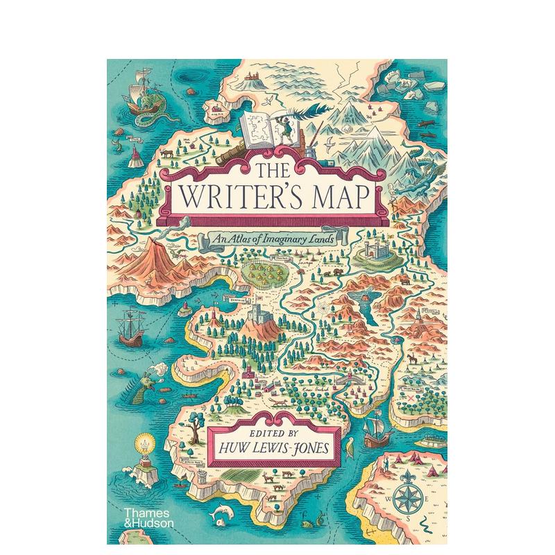 【预售】作家地图:文学创作灵感图集(平装) The Writer's Map 原版英文文学 英国设计与制作奖 正版进口书