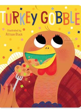 【现货】火鸡咯咯叫 Turkey Gobble英文儿童绘本原版图书进口书籍LITTLE BEE BOOKS