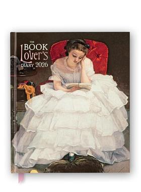 【预售】2026年爱书人日记台式日历记事本 Book Lover's Diary 2026 Desk Diary Planner  原版日历图书书籍