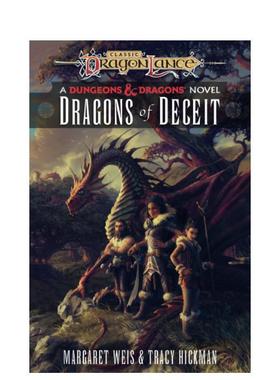 【预售】【龙枪命运三部曲】卷1：欺瞒的巨龙 【Dragonlance Destinies】Dragons of Deceit 英文原版文学小说 进口图书