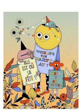 【现货】节日在哪里？ Elle est ou la fete? 原版法文艺术画册画集绘本图书书籍