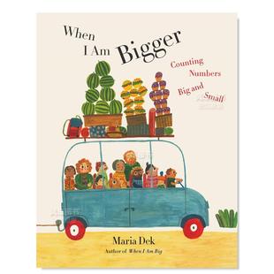 英文儿童绘本原版 现货 When Princeton Press Dek 当我长大一点 书籍 图书进口外版 Bigger Architectural Maria