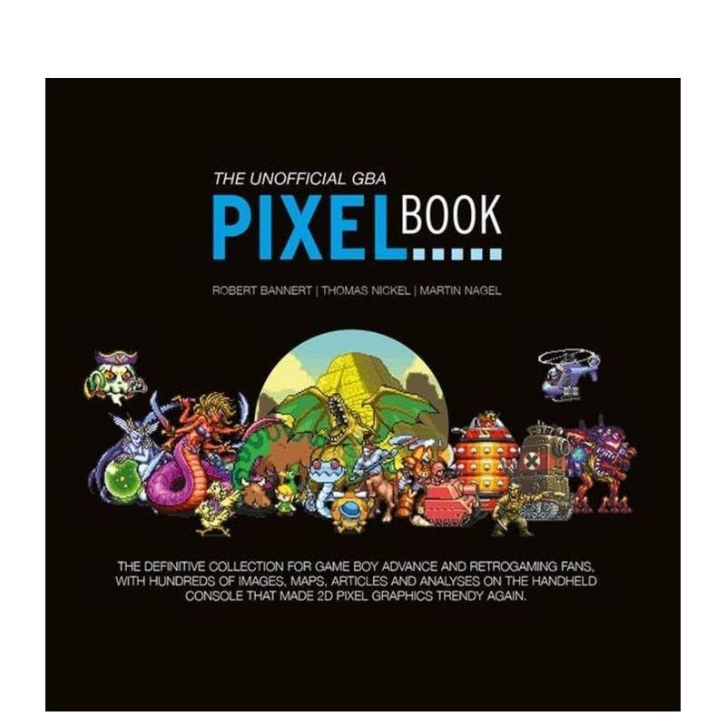 【现货】GBA像素艺术集:复古掌机游戏视觉典藏 The GBA Pixel Book 原版英文艺术插画原画设定集 任天堂图书