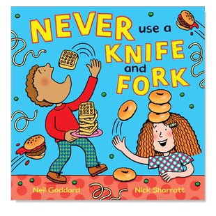 【预售】切勿使用刀叉 Never Use A Knife And Fork 英文原版进口外版图书