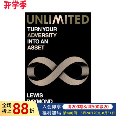 【预售】无界人生：将逆境化为自身筹码 Unlimited: Turn Your Adversity into an Asset 原版英文商业行销