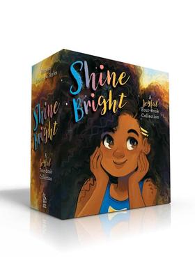 【预售】闪亮登场 盒装集 Shine Bright (Boxed Set): Curls; Glow; Bloom; Ours 原版英文儿童章节书